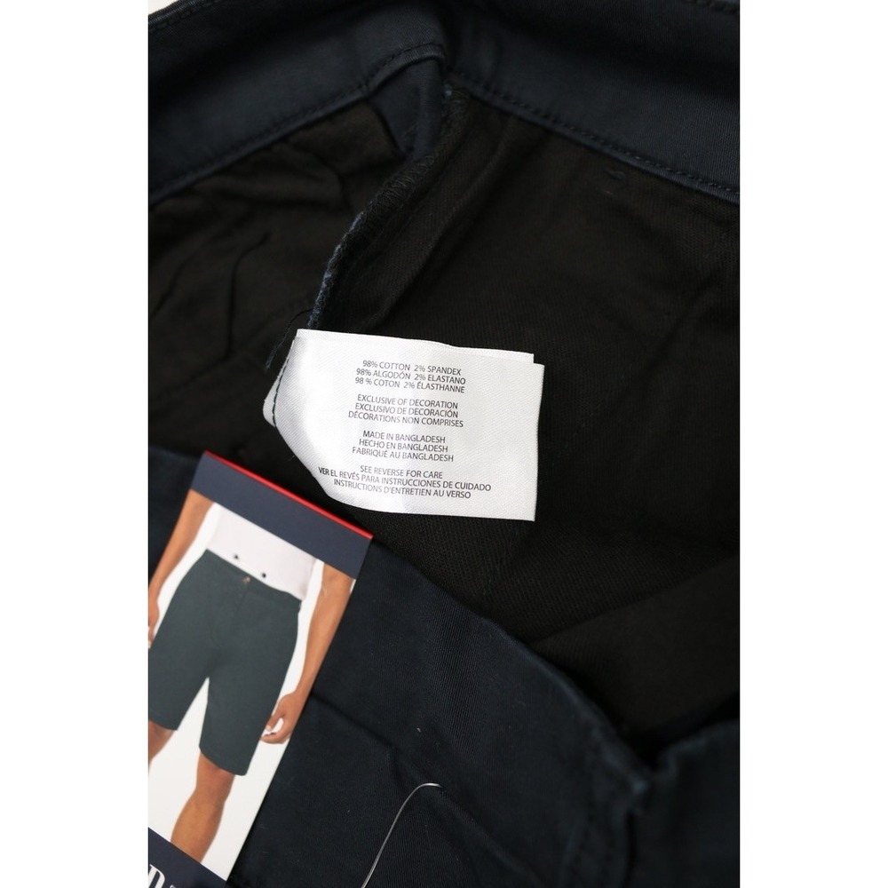 GAP Men's Black Chino Shorts Flat Front Stretch Twill Golf Casual Classic Sz 34 - Picture 7 of 13